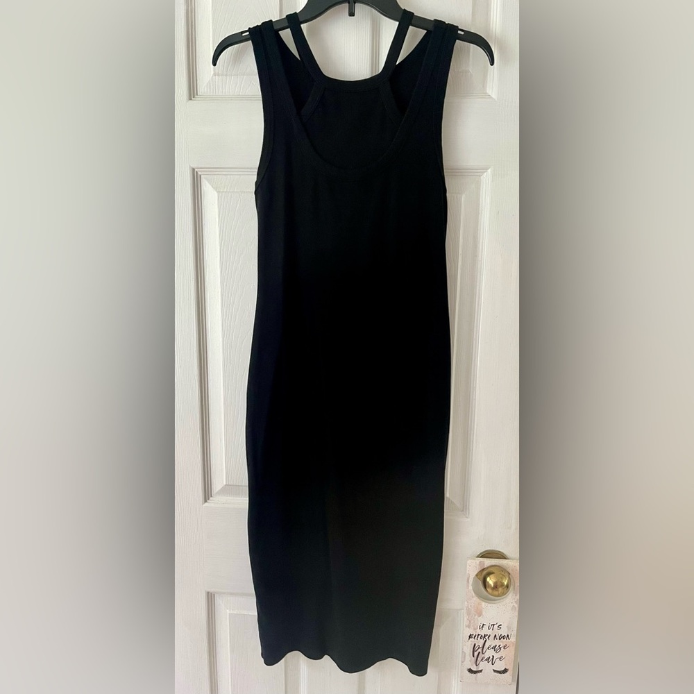 T. La Black Sleeveless Cutout Dress